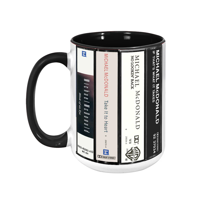 Retro Accent Mug Michael McDonald Cassette Design Gift GradoCreations