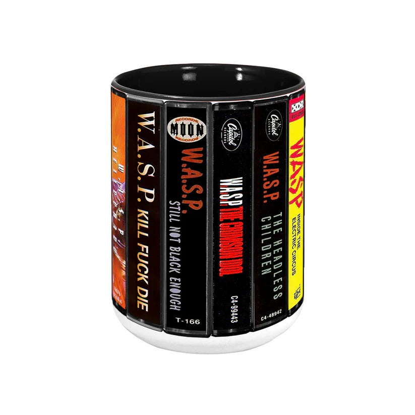 W.A.S.P Cassette Accent Mug Retro Music Gift for Fans GradoCreations