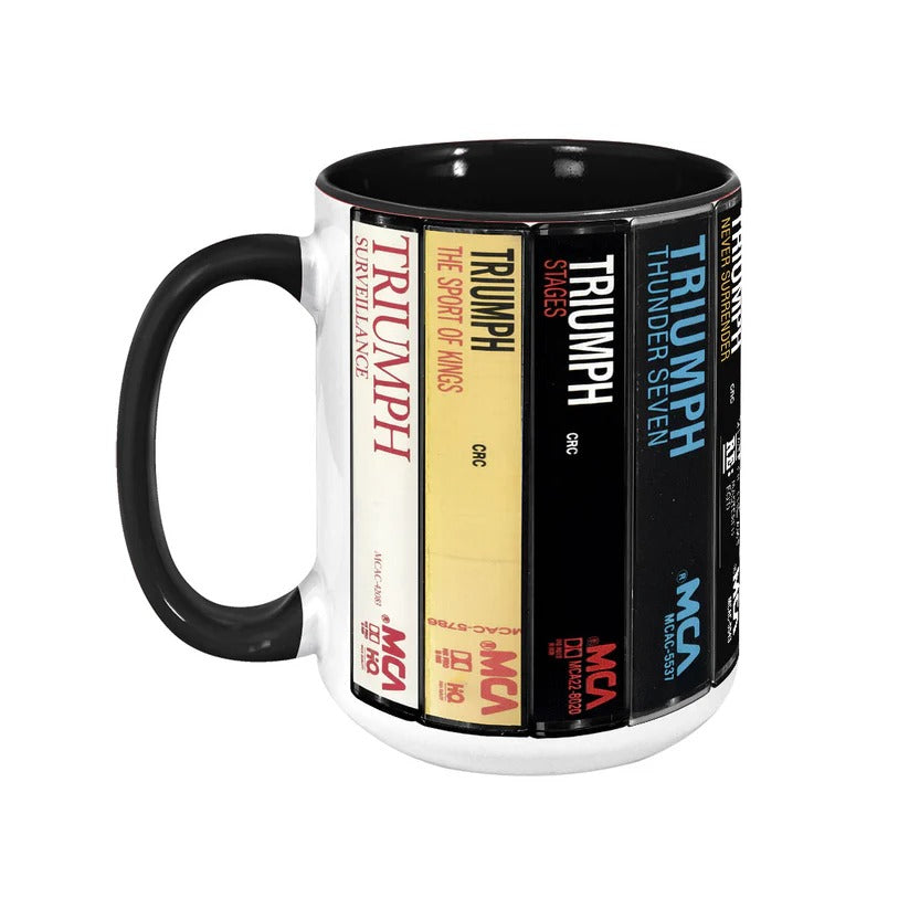 Triumph Cassette Collection Accent Mug Retro Gift GradoCreations