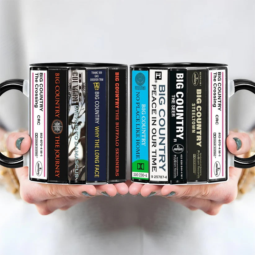 Retro Big Country Albums Accent Mug Ceramic Coffee Cup Gift GradoCreations