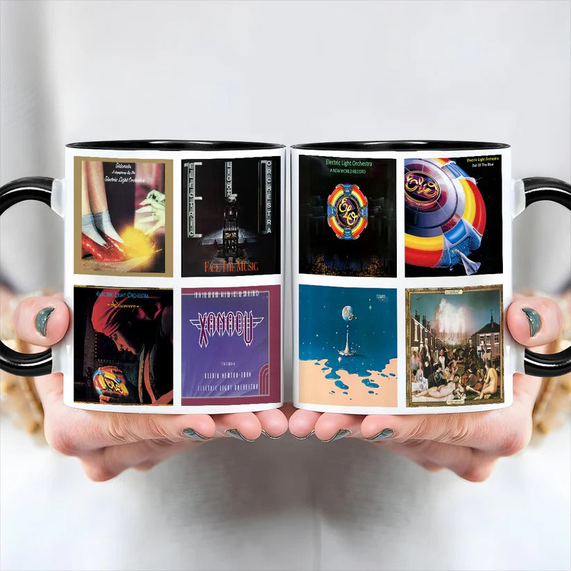 Electric Light Orchestra Retro Accent Mug Classic Album Art Ceramic Gift GradoCreations