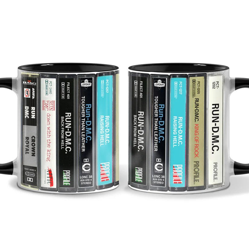 Run-D.M.C. Cassette Retro Accent Mug Gift for Music Lovers GradoCreations