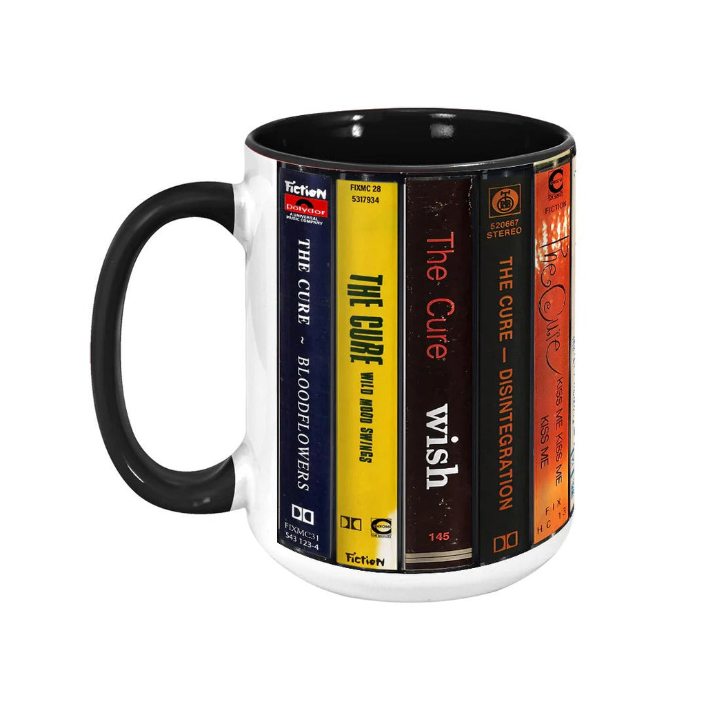 Retro Cassette Accent Mug The Cure Collection Ceramic Gift GradoCreations