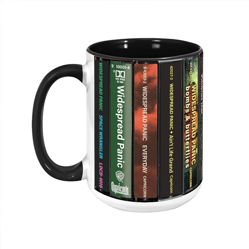Widespread Panic Cassette Collection Accent Mug | Retro Gift GradoCreations