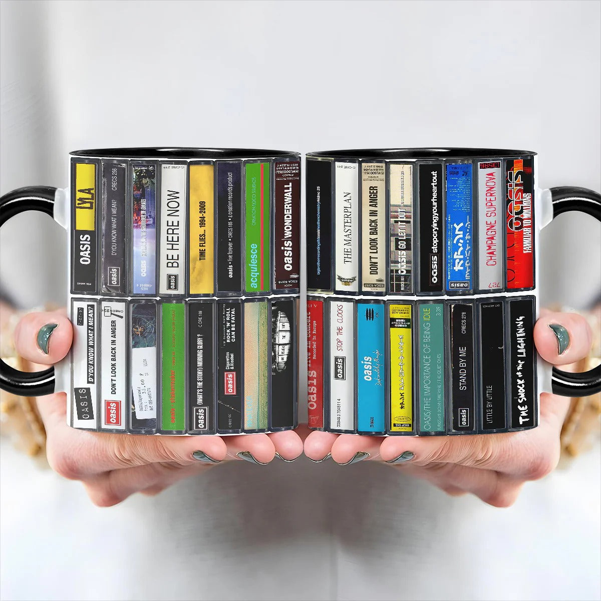 Oasis Albums Retro Ceramic Accent Mug for Music Lovers GradoCreations