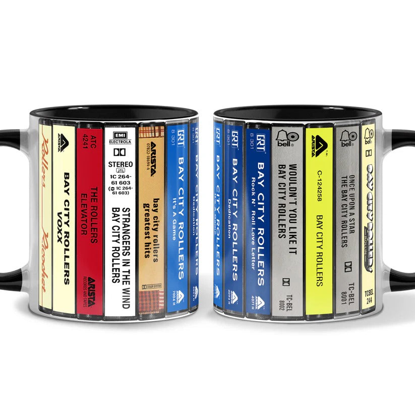 Bay City Rollers Retro Accent Mug Ceramic Cassette Gift GradoCreations