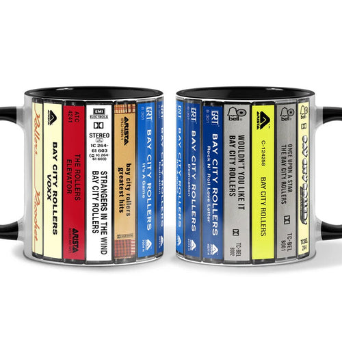 Bay City Rollers Retro Accent Mug Ceramic Cassette Gift GradoCreations