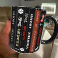 Ghost Albums Retro Accent Mug for Music Lovers | Ceramic Drinkware GradoCreations