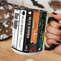 Blue Rodeo Cassette Accent Mug Ceramic Drinkware Gift for Music Lovers GradoCreations