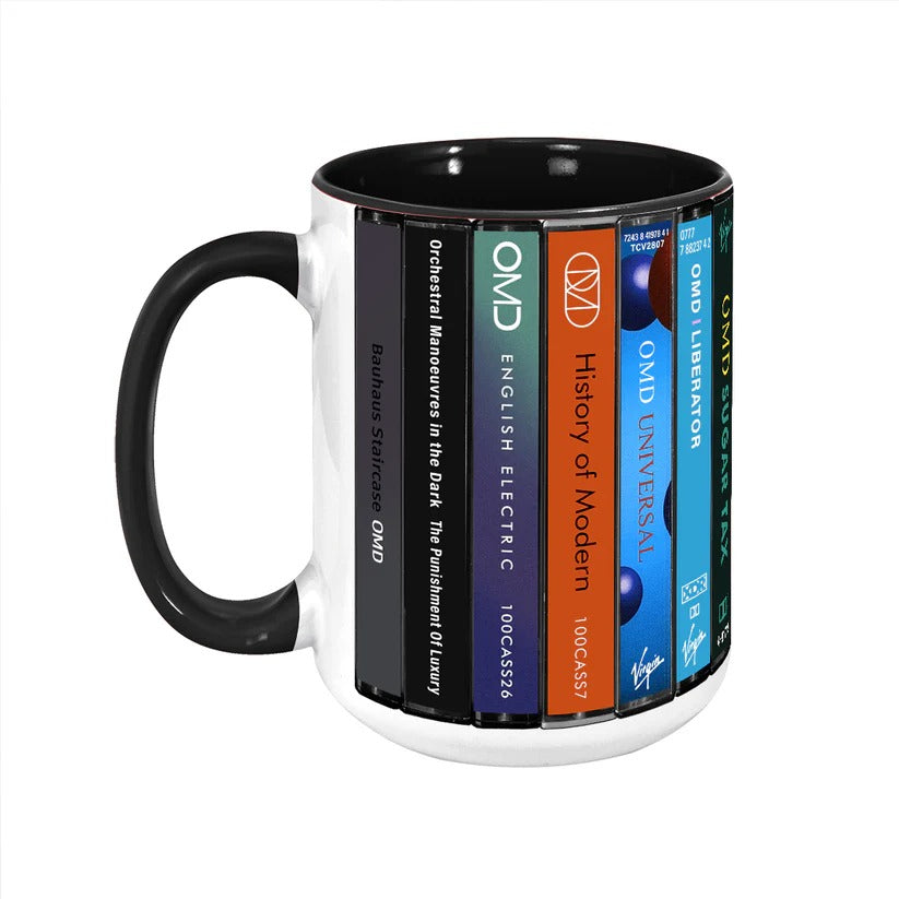 Retro Orchestral Manoeuvres In The Dark Accent Mug for Music Lovers GradoCreations