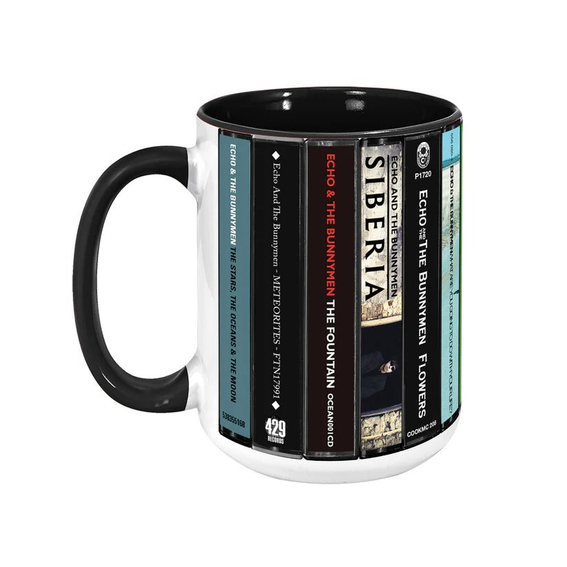 Echo & The Bunnymen Cassette Collection Ceramic Mug Gift GradoCreations