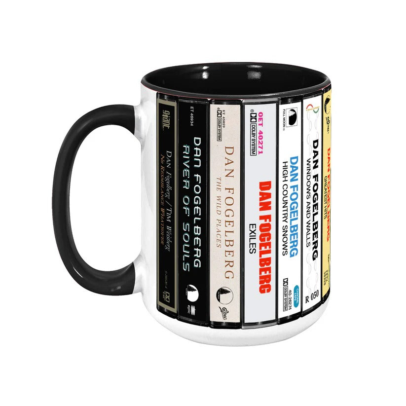 Dan Fogelberg Cassette Accent Mug Ceramic Retro Gift GradoCreations