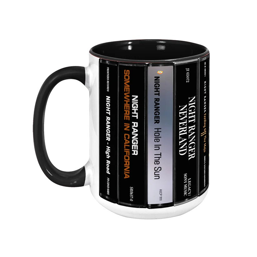 Personalized Retro Cassette Accent Mug Gift for Music Lovers GradoCreations