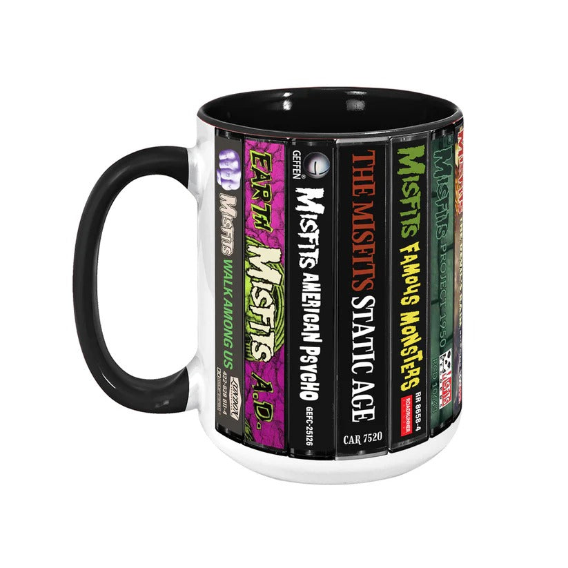 Retro Misfits Cassette Accent Mug Unique Gift for Music Lovers GradoCreations
