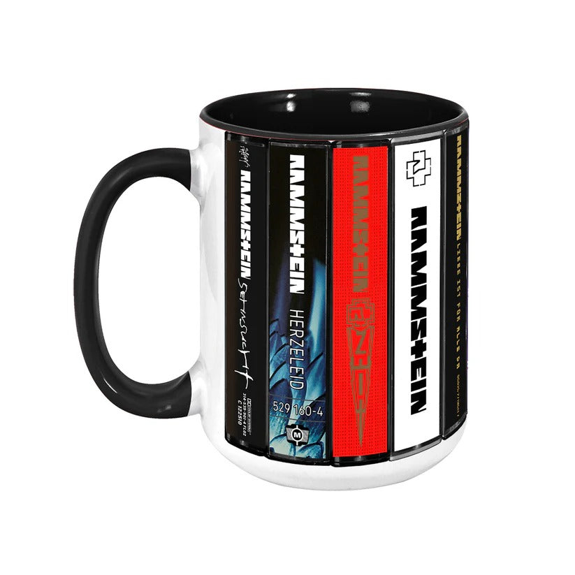 Retro Rammstein Albums Accent Mug Ceramic Drinkware Gift GradoCreations