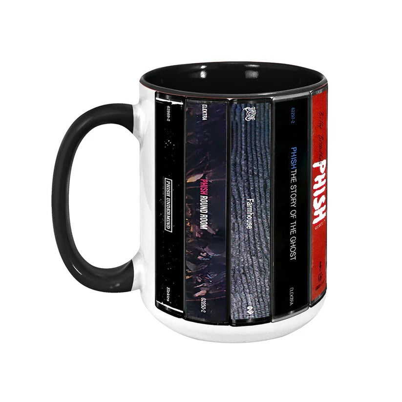 Retro Phish Albums Cassette Accent Mug Ceramic Gift GradoCreations