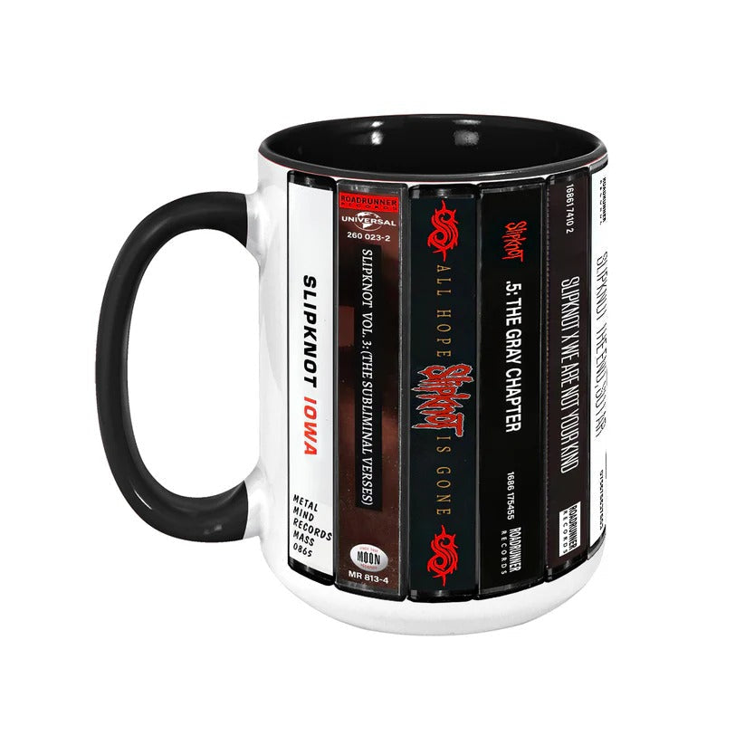 Slipknot Cassette Accent Mug Retro Ceramic Drinkware Gift GradoCreations