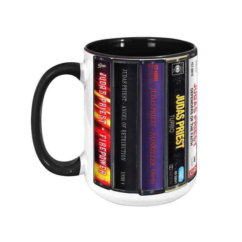 Judas Priest Cassette Accent Mug Retro Gift for Music Lovers GradoCreations