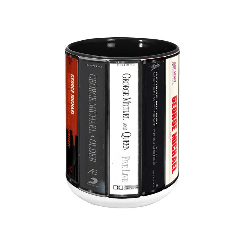 George Michael Cassette Accent Mug Retro Music Gift GradoCreations