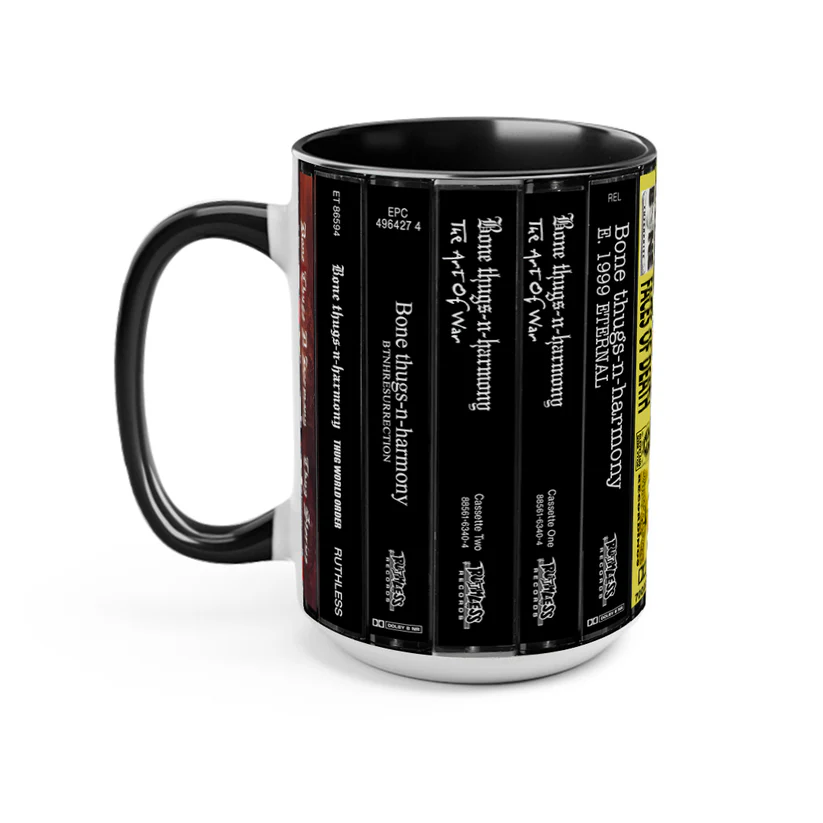 Retro Bone Thugs-n-Harmony Cassette Accent Mug Ceramic Gift GradoCreations