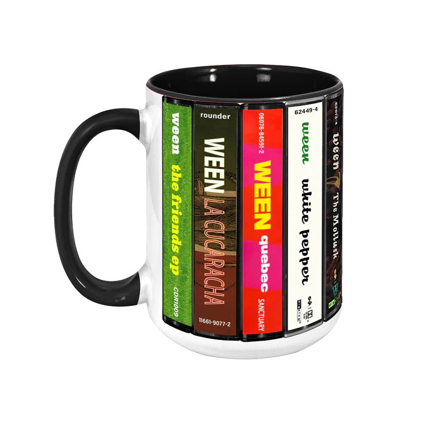 Ween Cassette Collection Retro Accent Mug Gift for Music Lovers GradoCreations