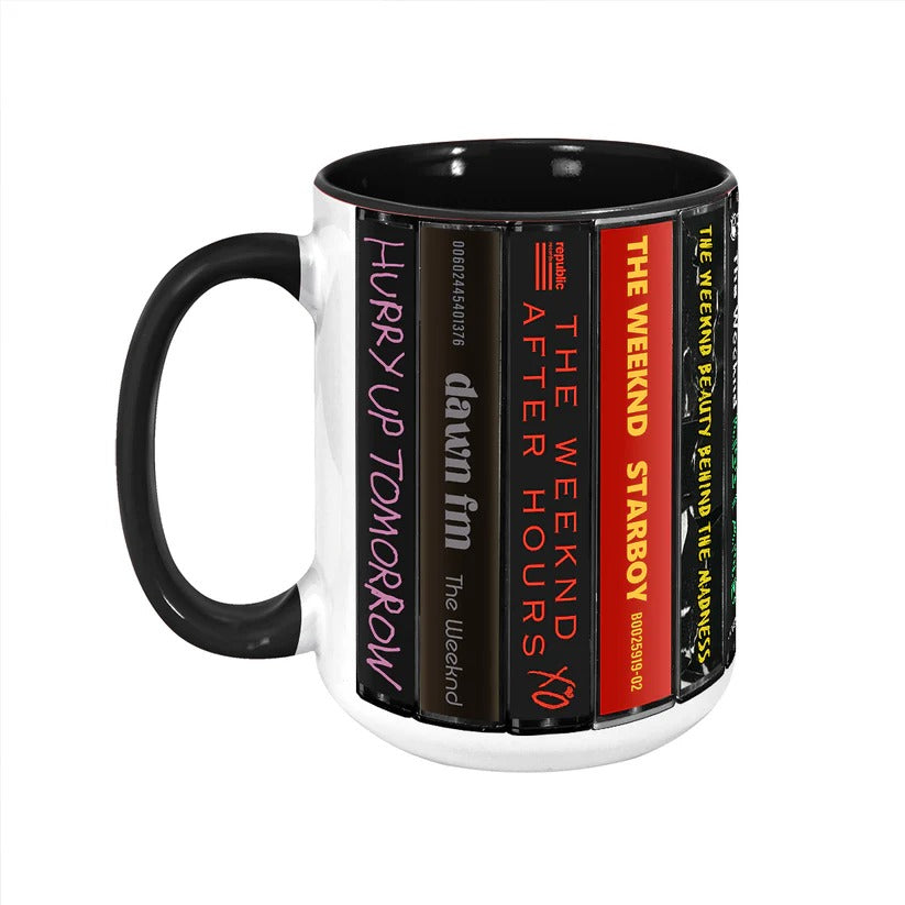 The Weeknd Retro Cassette Mug Ceramic Drinkware Gift GradoCreations