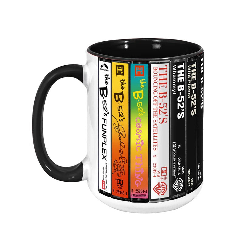 The B-52's Cassette Collection Accent Mug Retro Drinkware Gift GradoCreations