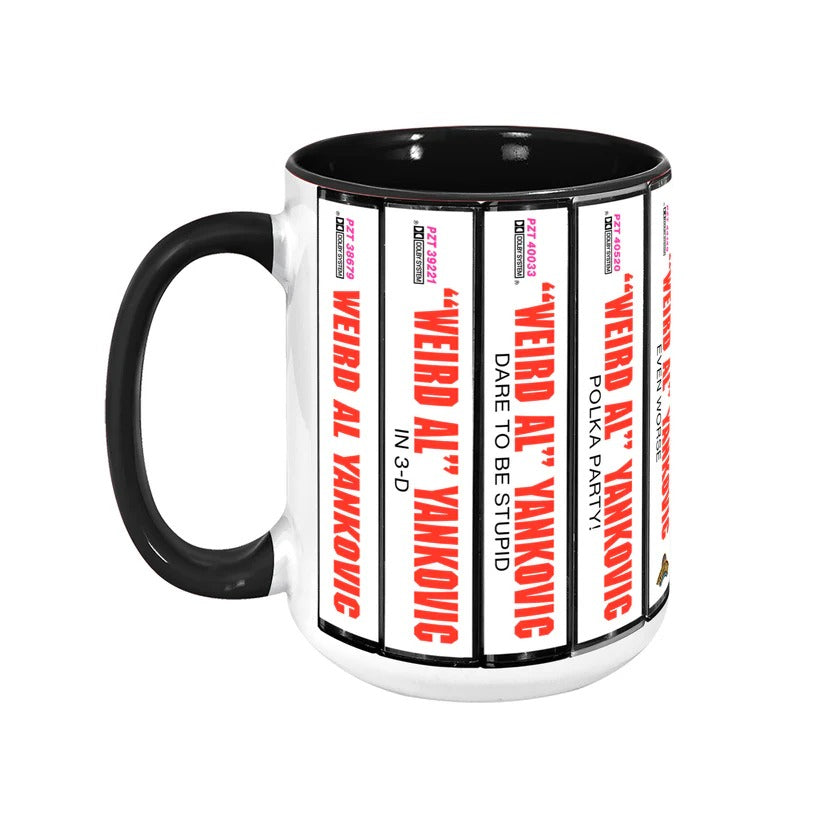 Retro Weird Al Yankovic Cassette Accent Mug Gift for Music Lovers GradoCreations