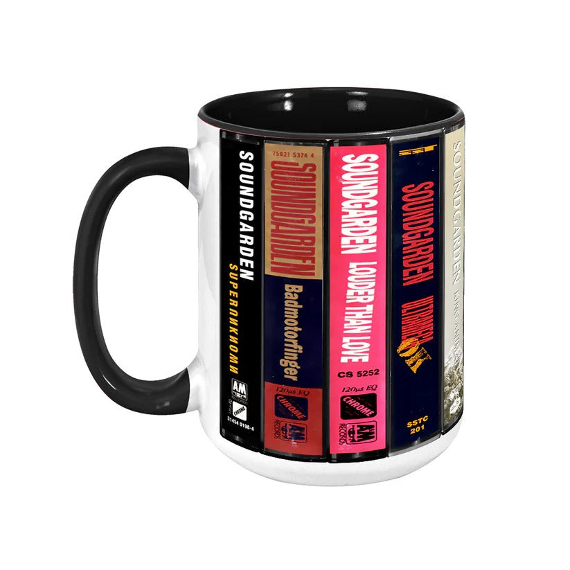 Soundgarden Retro Music Albums Accent Mug Ceramic Gift GradoCreations