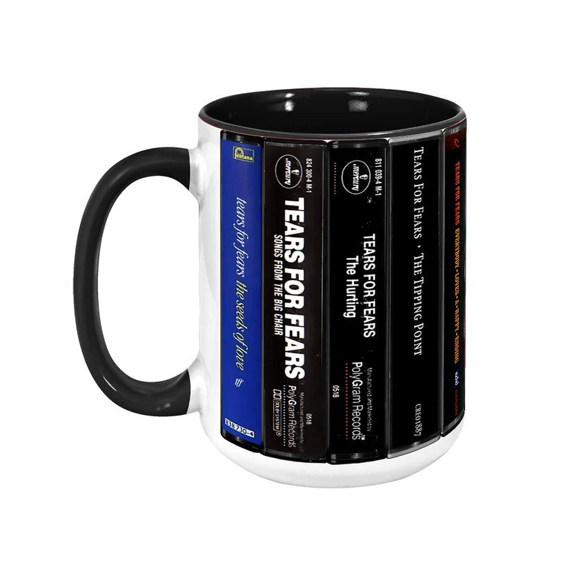 Tears for Fears Cassette Collection Retro Accent Mug Gift GradoCreations