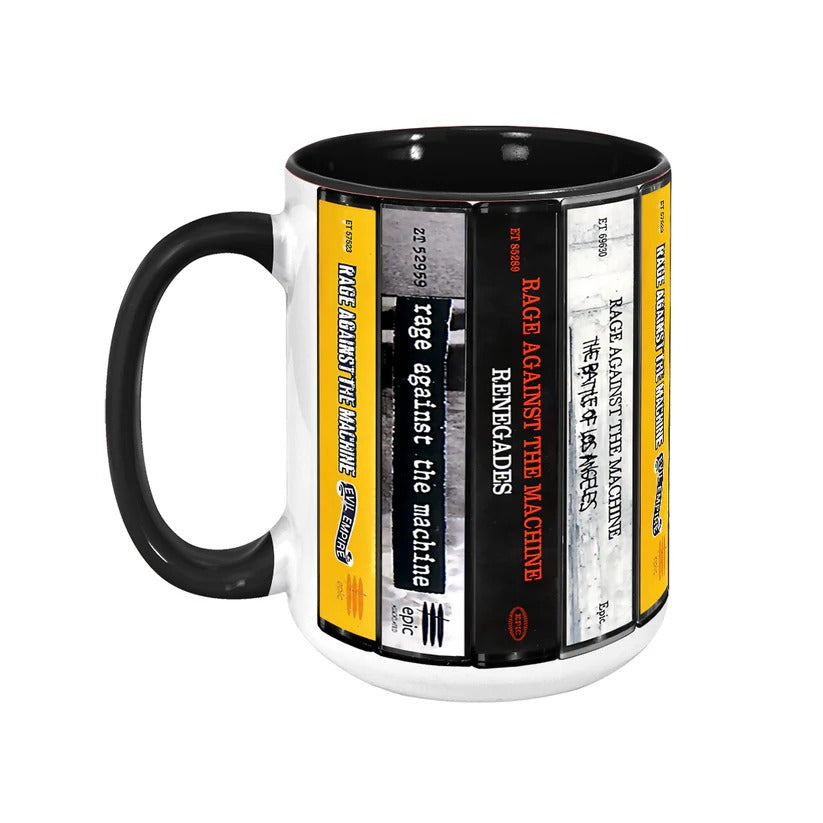 Rage Against The Machine Cassette Collection Accent Mug Gift GradoCreations