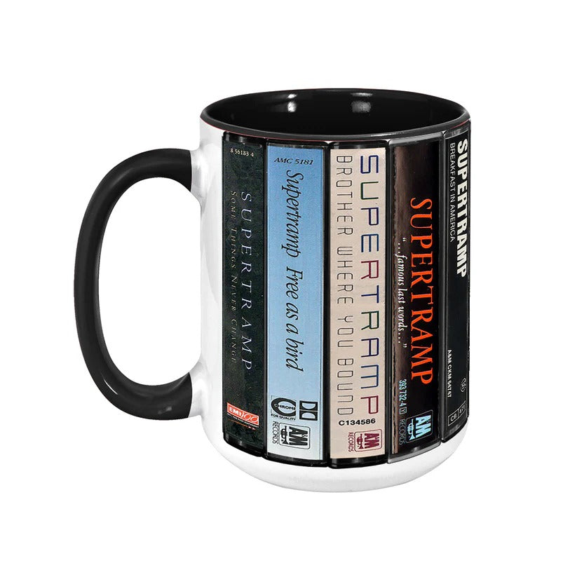 Supertramp Cassette Accent Mug Retro Gift for Music Lovers GradoCreations