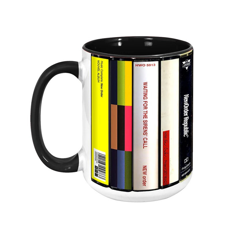 New Order Music Cassette Accent Mug Ceramic Gift for Fans GradoCreations
