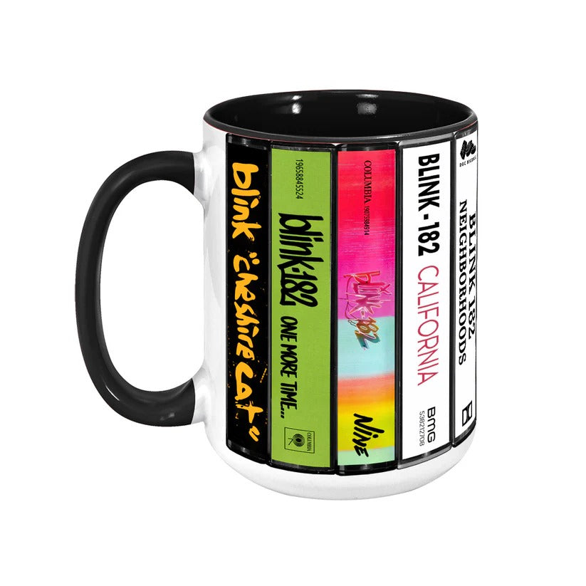Blink-182 Retro Accent Mug for Music Lovers - Ceramic Gift GradoCreations