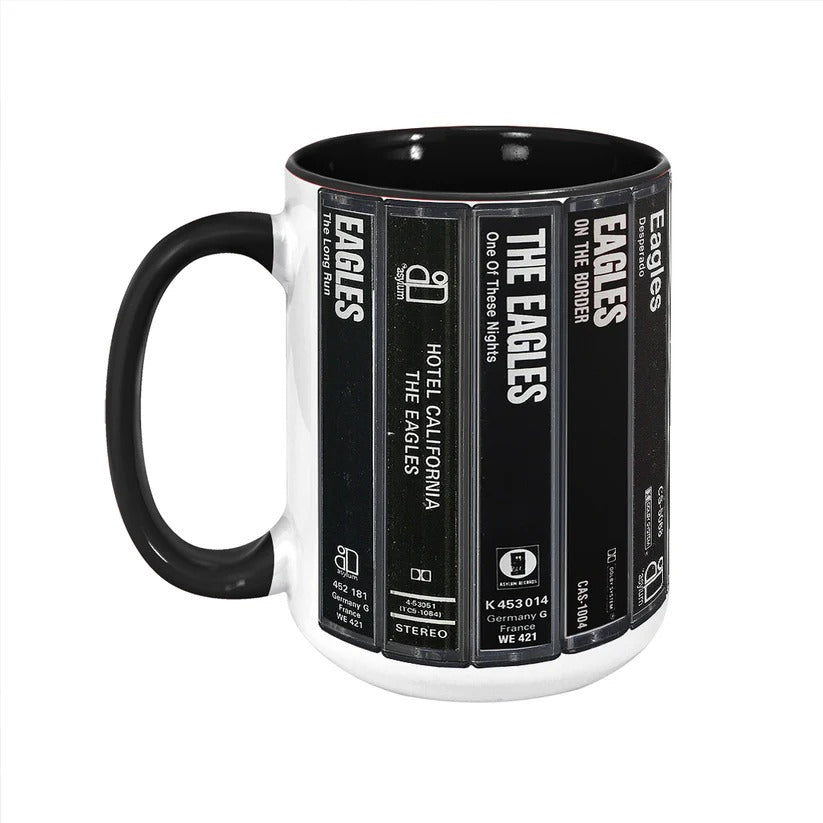 Eagles Classic Cassette Accent Mug Ceramic Drinkware Gift GradoCreations