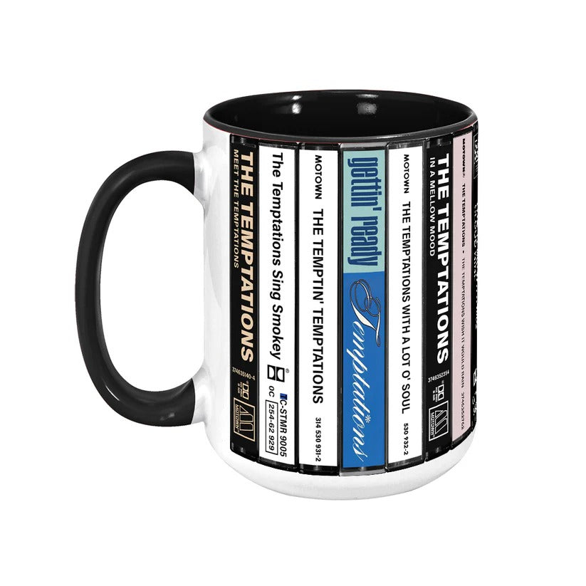 Retro Ceramic Accent Mug Featuring The Temptations Cassette Collection GradoCreations