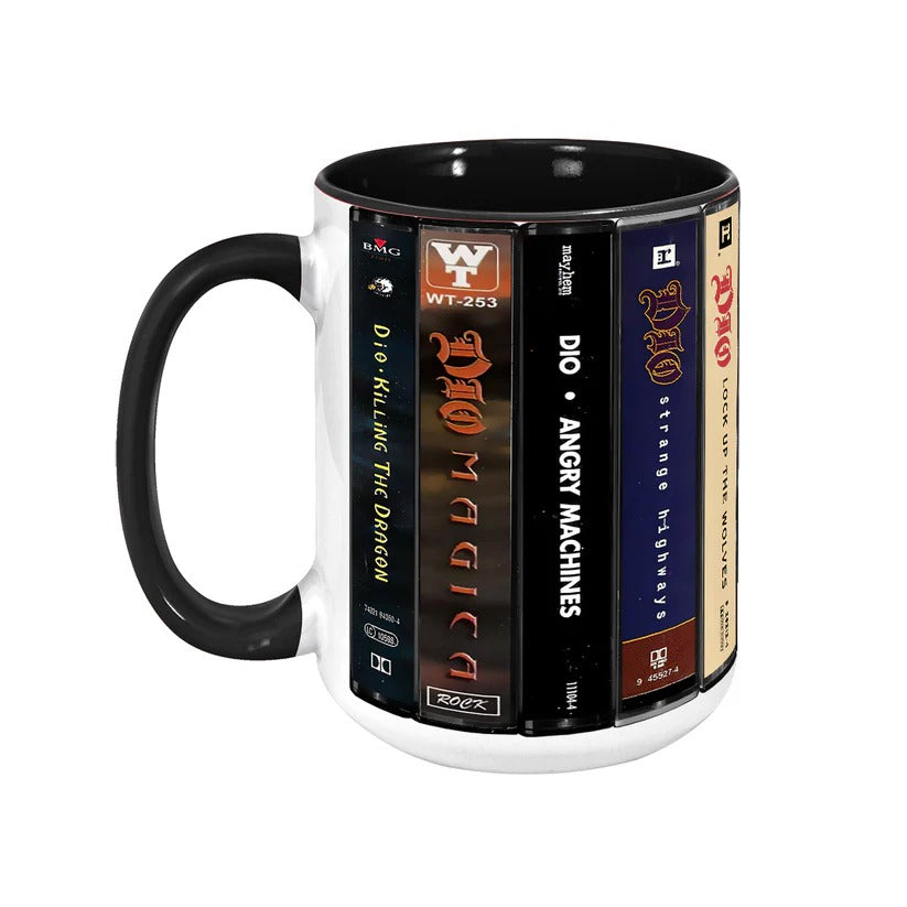 Dio Albums Cassette Inspired Accent Mug Ceramic Gift GradoCreations