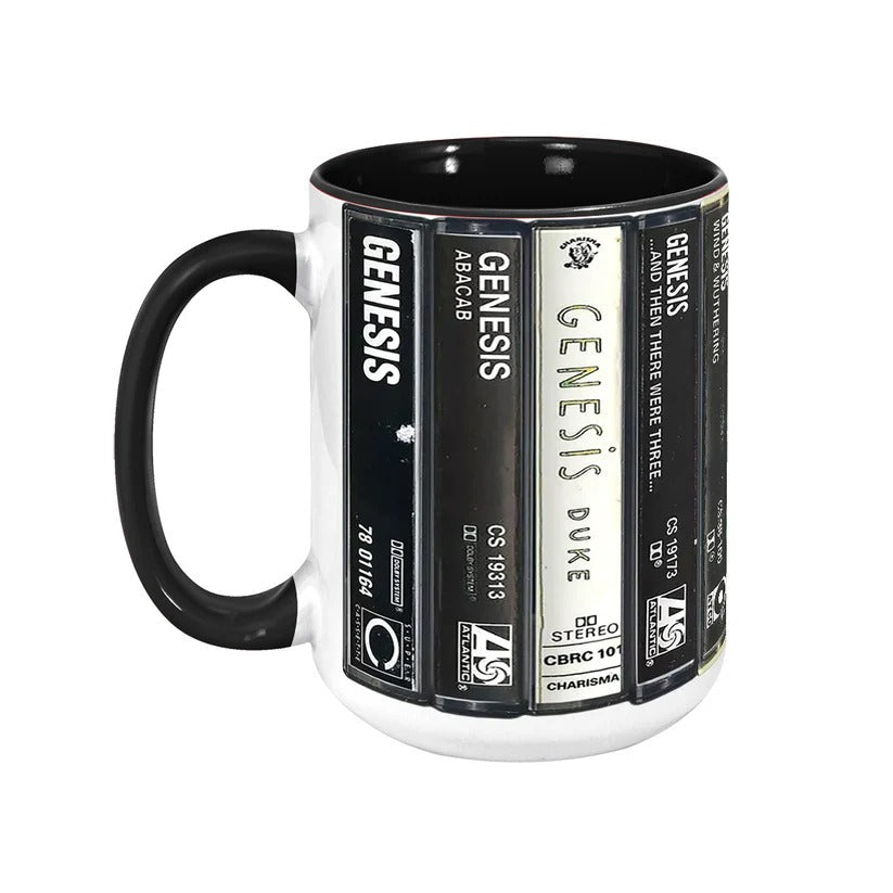 Retro Genesis Albums Accent Mug Ceramic Drinkware Gift GradoCreations