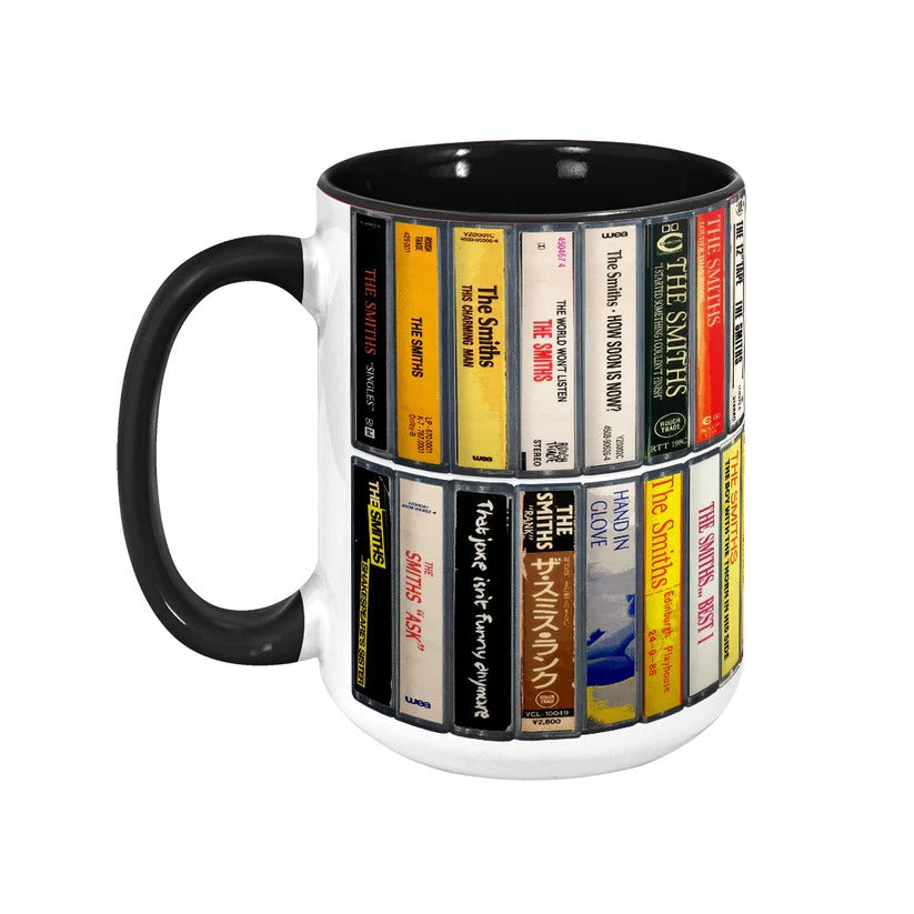 Retro The Smiths Albums Cassette Accent Mug | Unique Gift GradoCreations