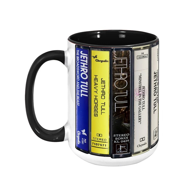 Jethro Tull Cassette Accent Mug Retro Music Gift GradoCreations
