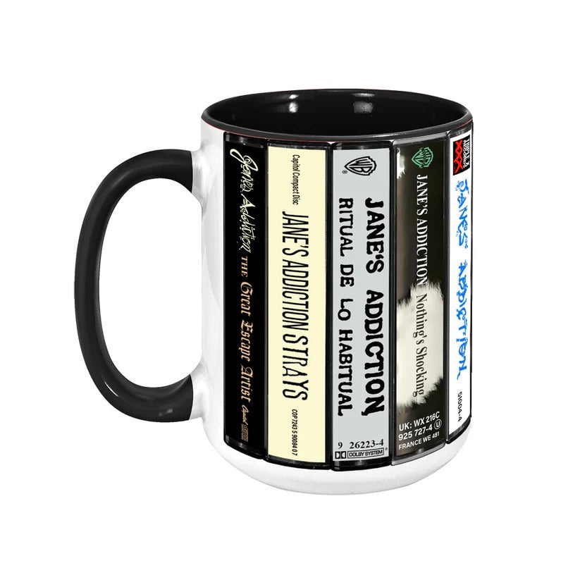 Jane's Addiction Cassette Accent Mug Unique Gift for Music Lovers GradoCreations