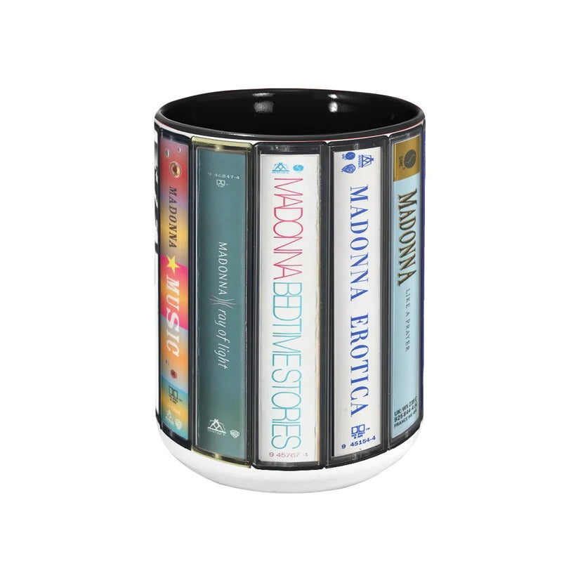 Madonna Cassette Mug Retro Drinkware for Music Lovers GradoCreations