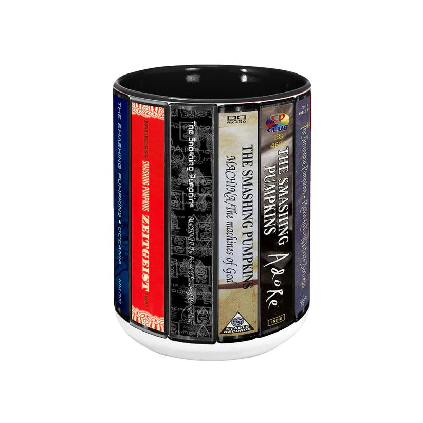 Retro Cassette Accent Mug Featuring The Smashing Pumpkins Music GradoCreations