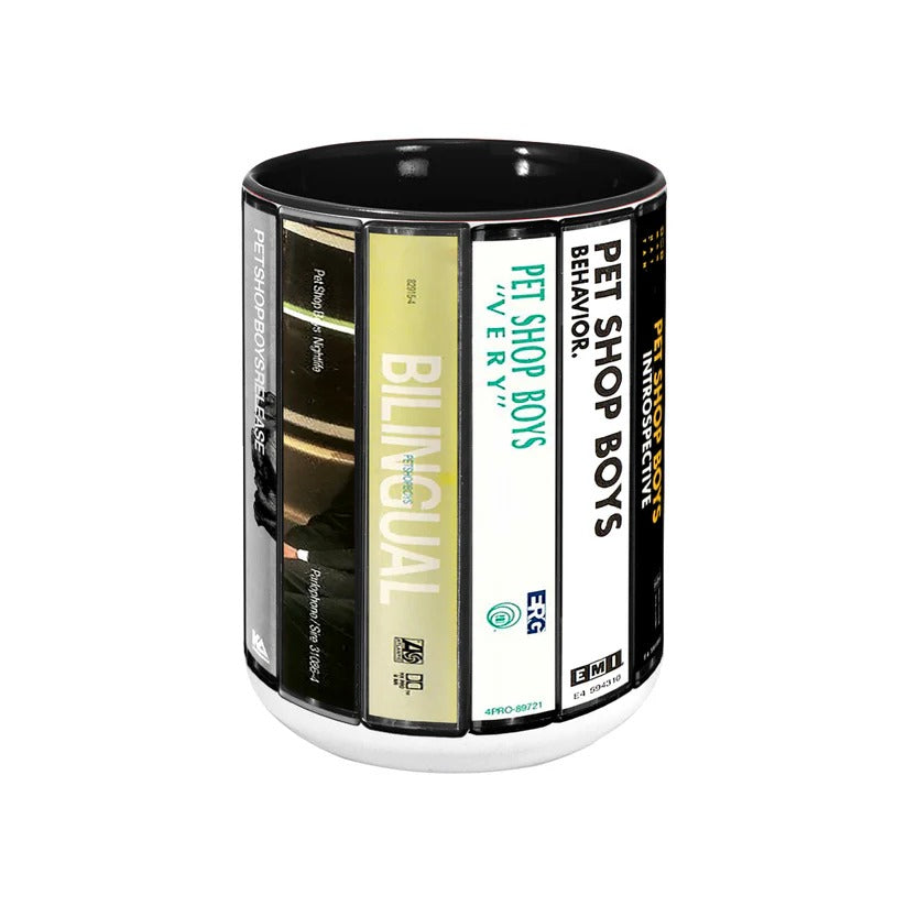 Retro Pet Shop Boys Cassette Accent Mug | Unique Music Gift GradoCreations