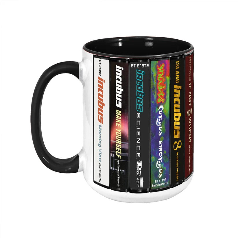 Incubus Album Cassette Accent Mug Unique Gift for Music Lovers GradoCreations