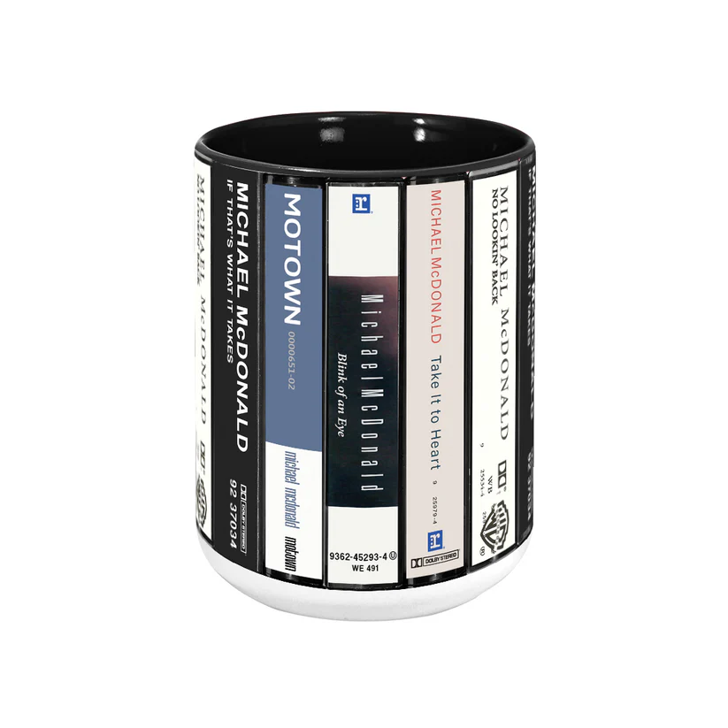 Retro Accent Mug Michael McDonald Cassette Design Gift GradoCreations
