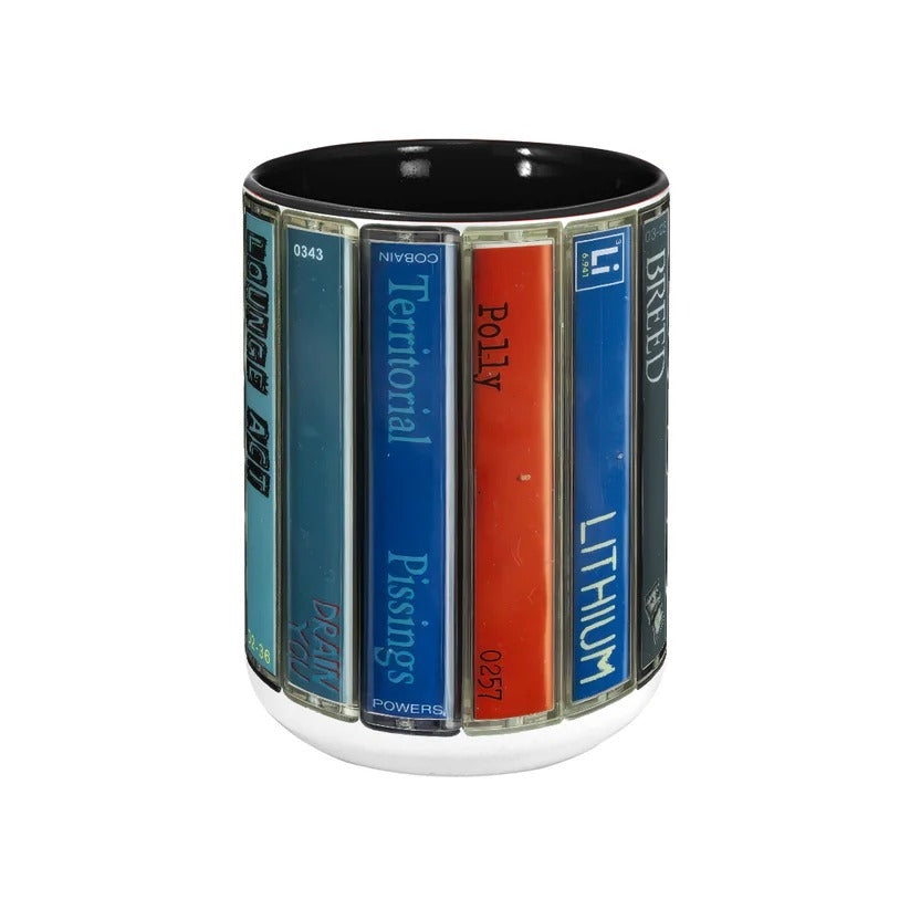 Nirvana Nevermind Album Cassette Mug Retro Ceramic Accent GradoCreations