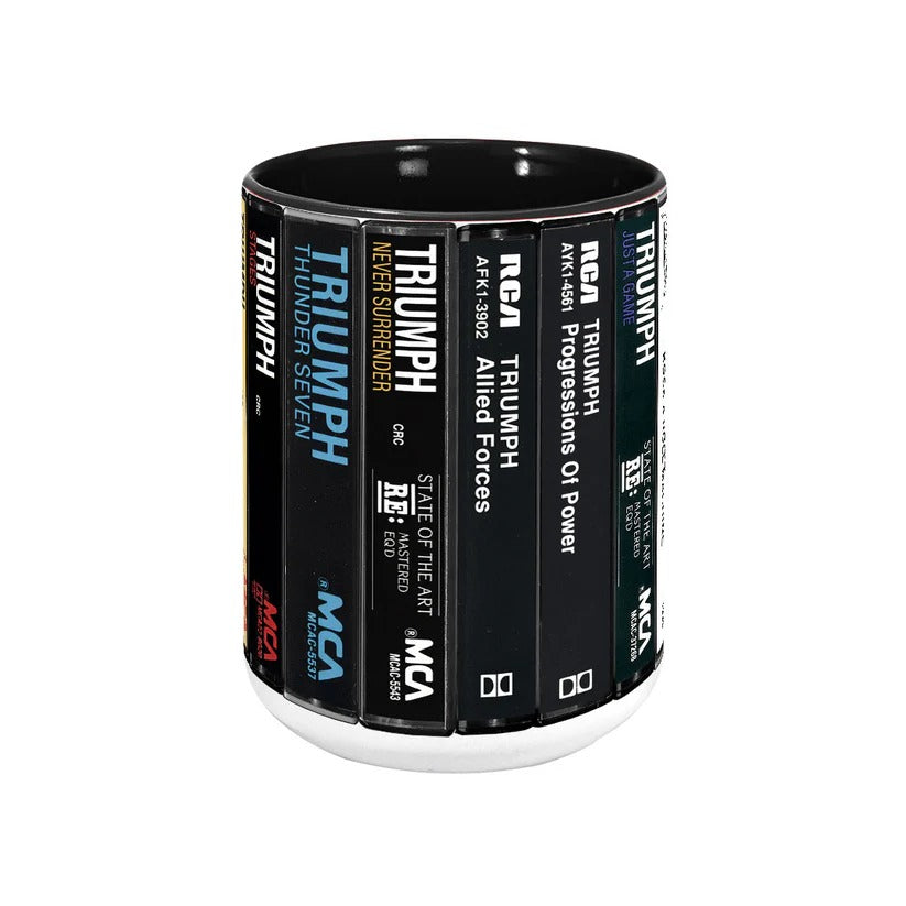 Triumph Cassette Collection Accent Mug Retro Gift GradoCreations