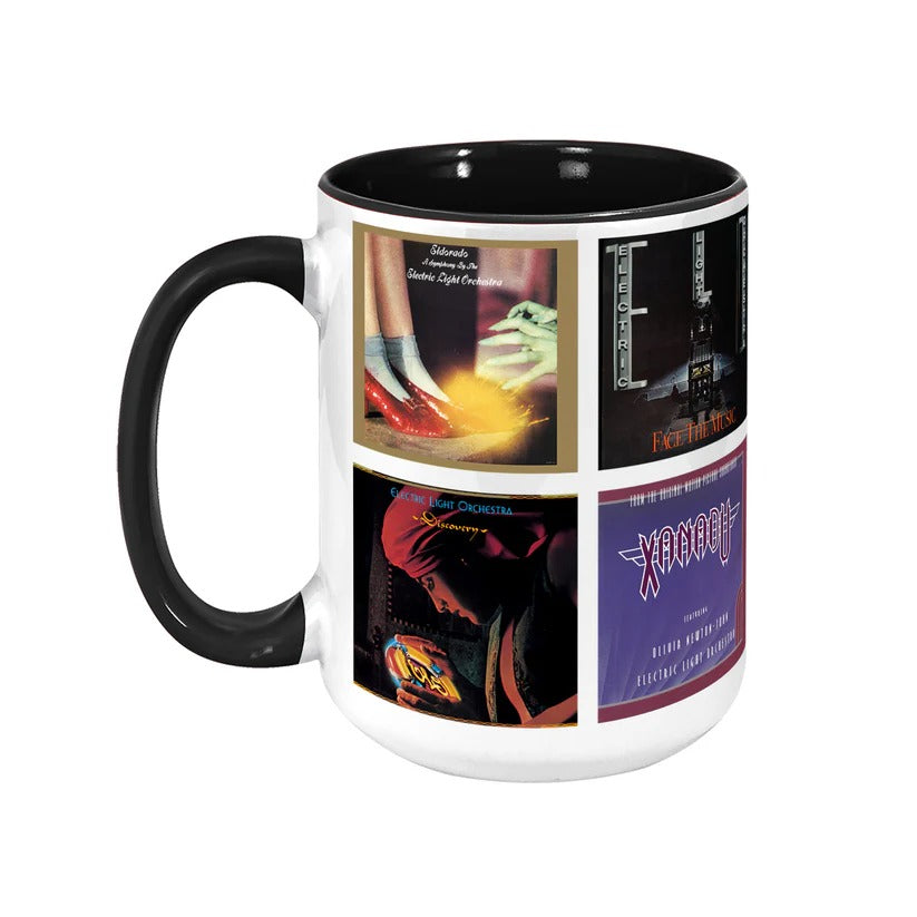 Electric Light Orchestra Retro Accent Mug Classic Album Art Ceramic Gift GradoCreations