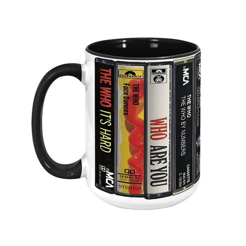The Who Retro Cassette Accent Mug Ceramic Drinkware Gift GradoCreations